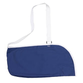 Universal Arm Sling, Envelope Style, Navy Blue, Poly-Cotton, Adjustable Strap